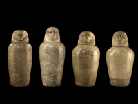 Thumbnail image for canopic jar; with contents